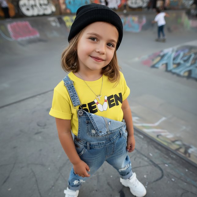 Crianças de Camisa de Nascimento da Boliche com 7  (Criador carregado)