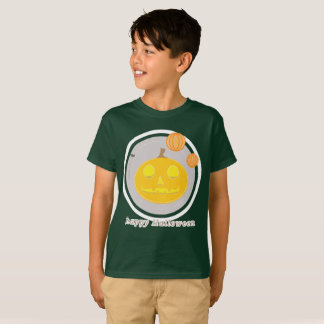 crianças de camisetas de halloween felizes
