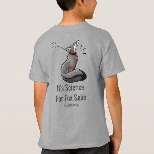 Crianças de ciência Logotipo de camisa Frente Ciên