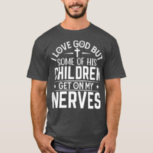 Crianças de Deus pegam minha camisa de nervos