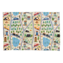 Crianças de estradas de cidades ocupadas