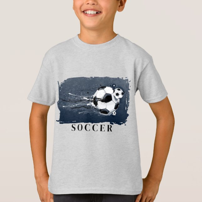 Crianças de futebol dão camiseta (Frente)