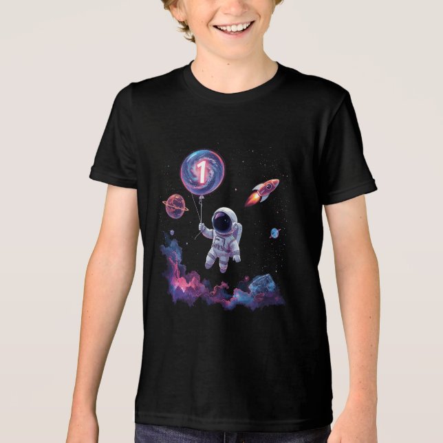 Crianças de Teto de Aniversário do Space Rocket (Frente)