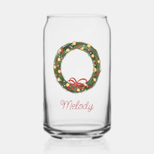 Crianças de Wreath de Natal Personalizadas Leite