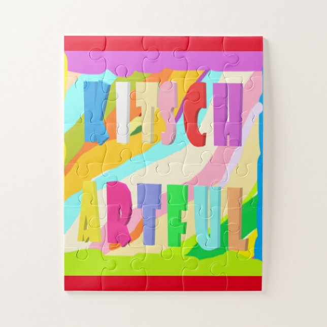 Crianças educam palavras quebra-cabeça grandes cor (Vertical)