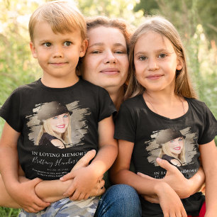 Crianças Em Memória Carinhosa Camiseta de Memori