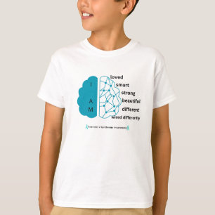Crianças Eu sou a camiseta da síndrome de Tourette