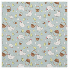 Crianças Farmhouse Chicken e Ovo Cotton Tecido