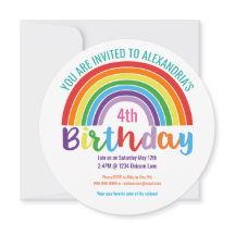 Crianças Festa de aniversário Arco-Íris Meninas Bo