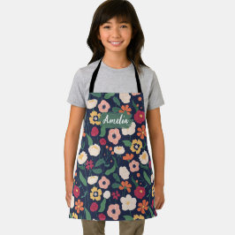Crianças Florais, Chef Apron Personalizado, CHURRA