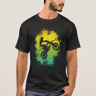 Crianças Gráficas De Bicicleta De Camisa Motocross