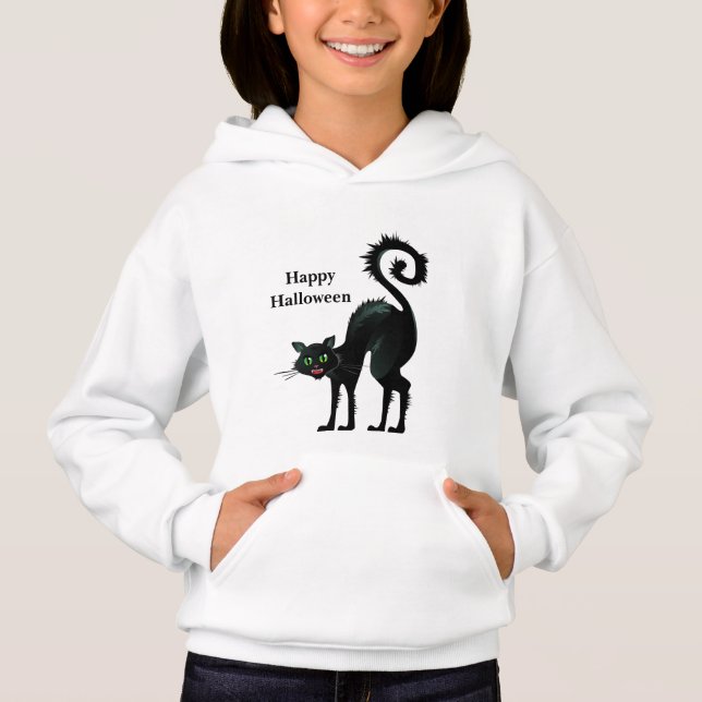 Crianças Halloween Hoodie (Frente)