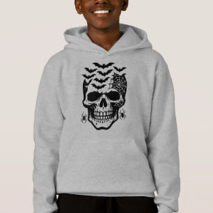 Crianças Halloween Skull Hoodie