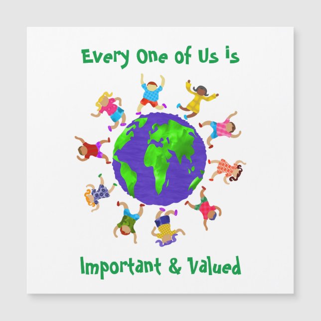 Crianças importantes e valiosas (Frente)