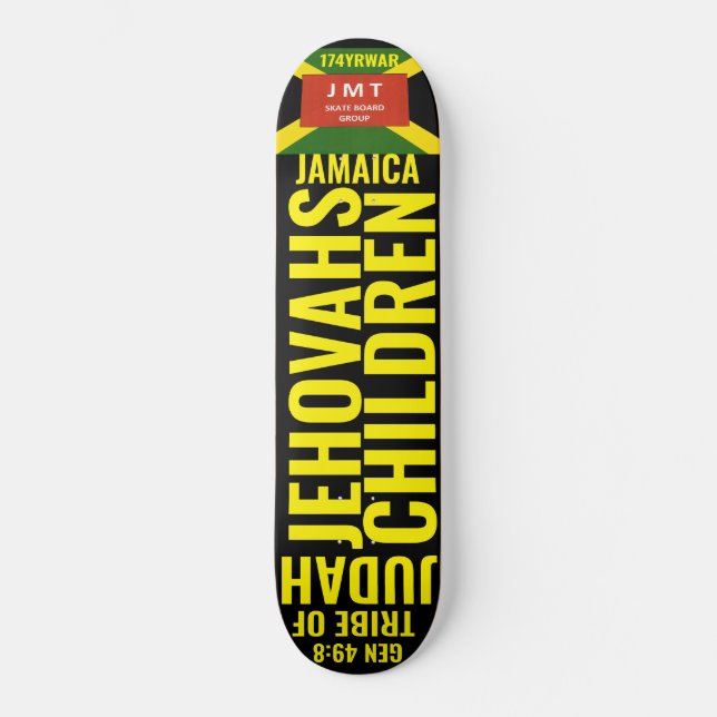 CRIANÇAS JEHOVAH: JAMAICA skate (Frente)