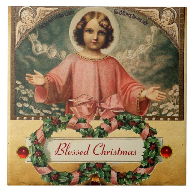 CRIANÇAS JESUS COM ANGELES E CRISTMAS (Frente)