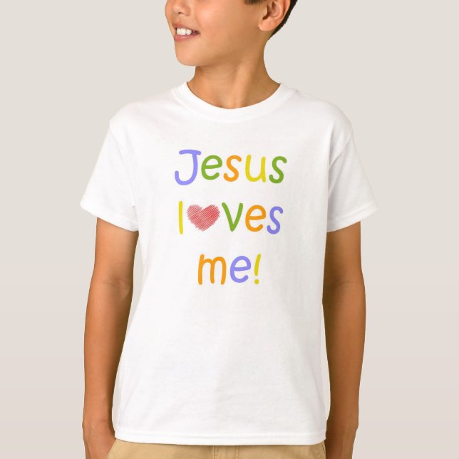Crianças Jesus Me Ama Camisa (Frente)