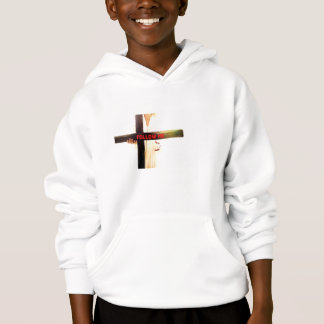 Crianças Jesus Seguem-me Hoodie