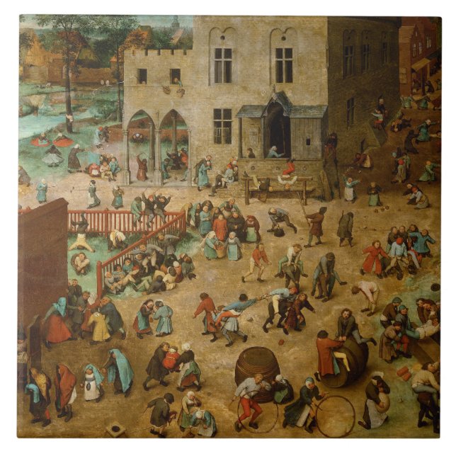 Crianças Jogando Jogos (Pieter Bruegel, o Velho) (Frente)
