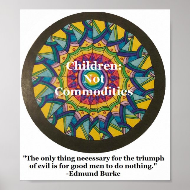 Crianças: Não Tráfico de Poster (Frente)