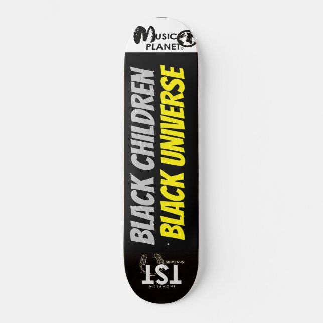 CRIANÇAS NEGRAS UNIVERSO NEGRO Skateboard (Frente)