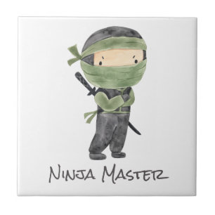 Crianças Ninja Cute Personalizáveis Gênero Verde N