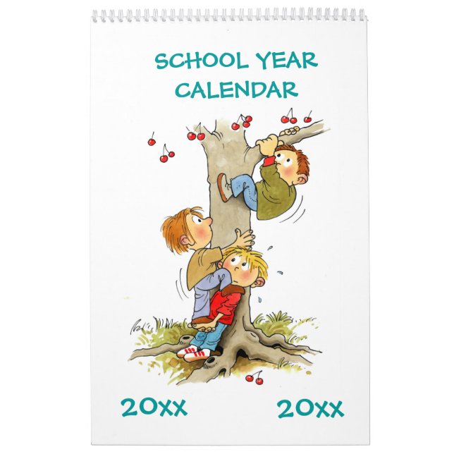 Crianças no Calendário do Ano da Escola de Solteir (Capa)