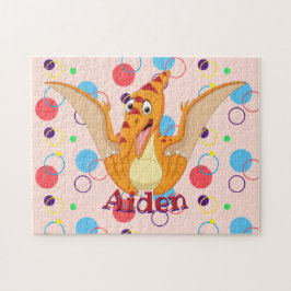 Crianças Nome Dinossauro Quebra-cabeça Learning At