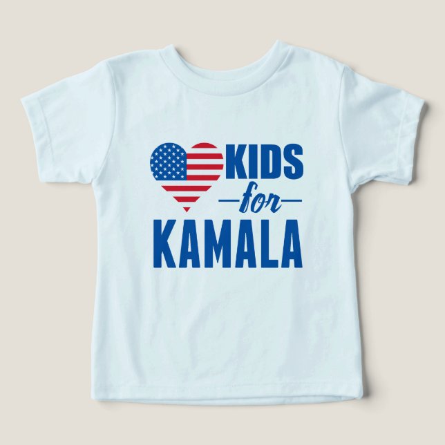 Crianças para Kamala Cute Democrata (Design frontal)
