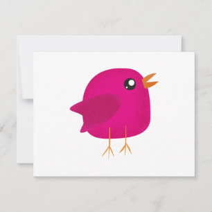 Crianças, passarinho fofo