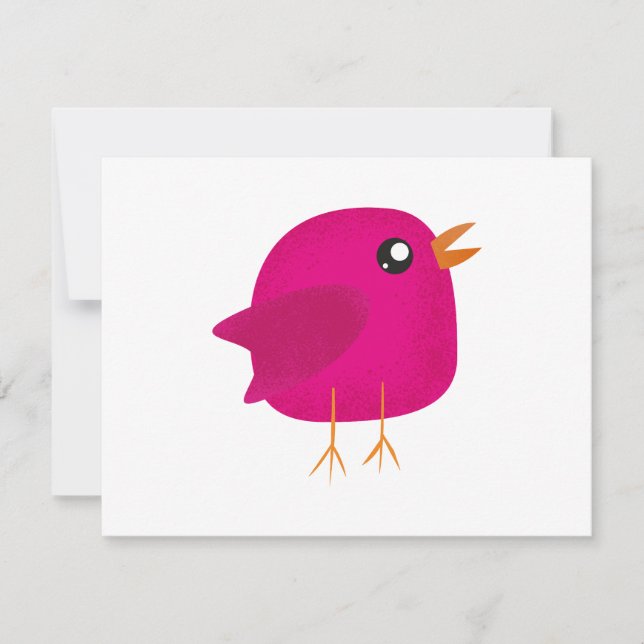 Crianças, passarinho fofo (Frente)