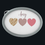 Crianças Personalizadas Coração Bonito<br><div class="desc">Adicione algum charme às suas roupas com este cinto de coração colorido e fofo. Não só é chique e feminina, mas os corações bonitos acrescentam um realce impressionante ao seu olhar, fazer que você sente tendência. Personalize esta cinta para torná-la identificável e ainda mais significativa e especial para você!</div>
