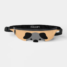 Crianças Personalizadas de Cachorro Preto e Branco