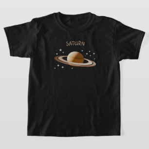 Crianças: Planeta de Camisas T Saturno.