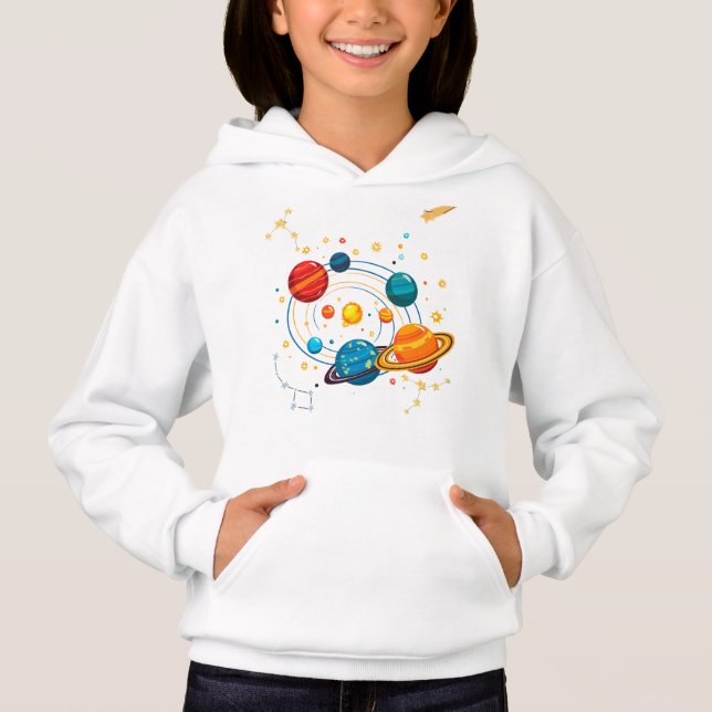 Crianças Pullover Hoodie (Frente)