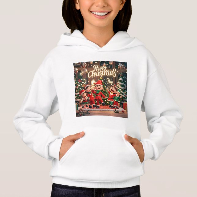 Crianças Pullover Hoodie (Frente)
