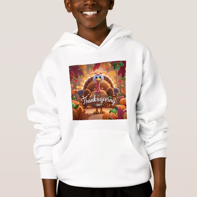 Crianças Pullover Hoodie (Frente)