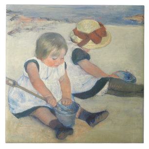 Crianças que jogam na praia, 1884