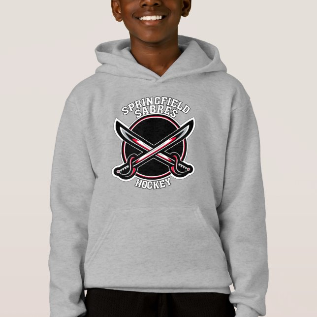 Crianças Springfield Sabers Hoodie (Frente)