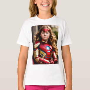 Crianças super heróis camisa