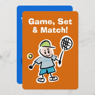 Crianças tênis Convite de aniversário com desenho 