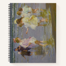 Crianças Vadeando na Praia (de E.H. Potthast)