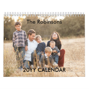 Criar Calendário Personalizado com Foto da Família