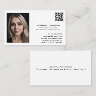 Criar Cartão de Visita - Cartões de Foto Personali