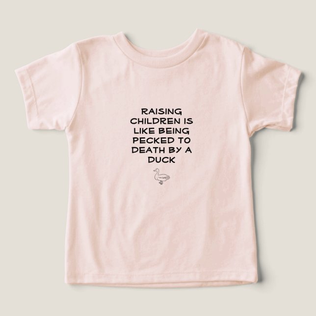 Criar crianças é como ser bicado até a morte (Design frontal)