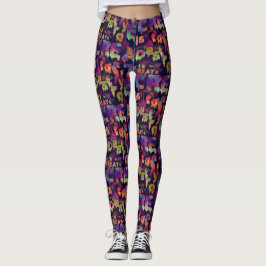 criar é DESTRUIR Grafites Impressos Leggings