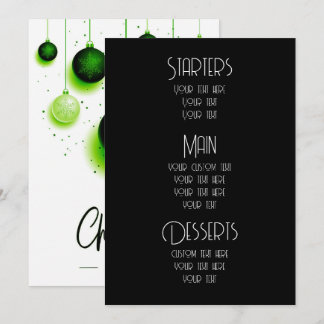 Criar Enfeites Personalizados Menus de Natal
