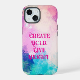 "Criar Negrito. Live Bright." Escova Artística