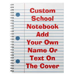 Criar seu próprio caderno do papel de escola do