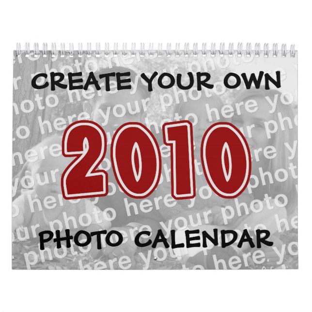 Criar seu próprio calendário 2010 da foto (Capa)